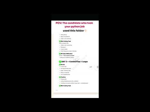 Watch Python Interview Accelerator Demo