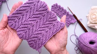 😱💥 You Won't Believe This Isn't Knitted! The Crochet Stitch That Fools EVERYONE.