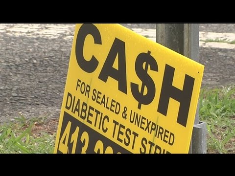 Signs offering cash for diabetic test strips continue to pop up in ...