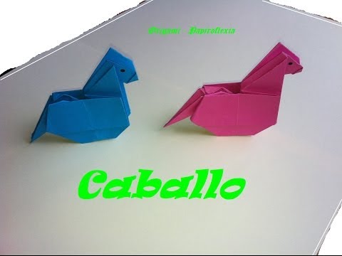 Origami - Papiroflexia. Caballo