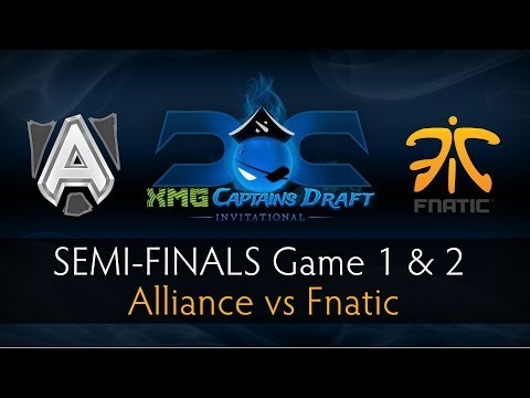 Dota 2 Alliance vs Fnatic - Semi-Finals Game 1 & 2 Highlights - The XMG Captains Draft Invitational
