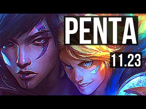 APHELIOS & Leona vs EZREAL & Maokai (ADC) | Penta | KR Master | 11.23