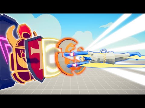 SUPER PEASANT vs 100x EVERY SHIELD | TABS - Totally Accurate Battle Simulator