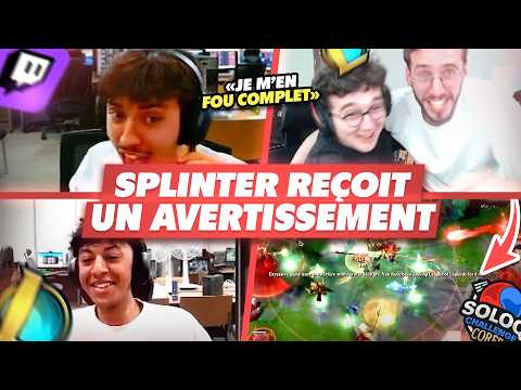 SPLINTER RECOIT UN AVERTISSEMENT DE RIOT - Best Of LoL #1408 Réactions