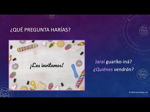 Let's Talk Taíno en español 74 - Pregunta en taíno: ¿Quién o quiénes?