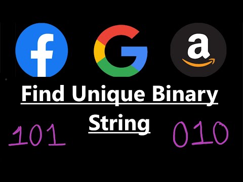 Solving Leetcode Daily 1980 Find Unique Binary String In Python