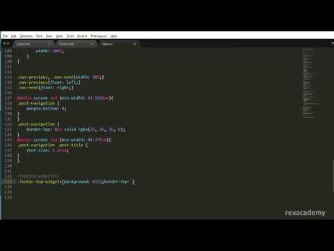 11 How to customize footer php in the child theme Bangla