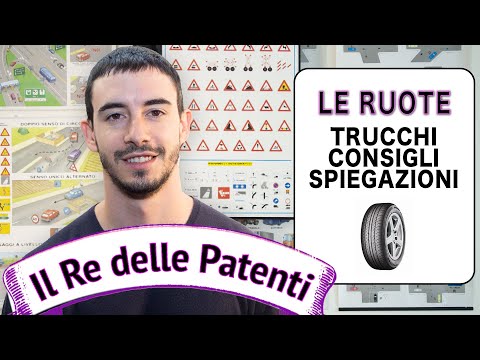 TIPOLOGIE DI CONTROLLO E SOSTITUZIONE PNEUMATICI - IL RE DELLE PATENTI - PATENTE B - ESAME DI TEORIA