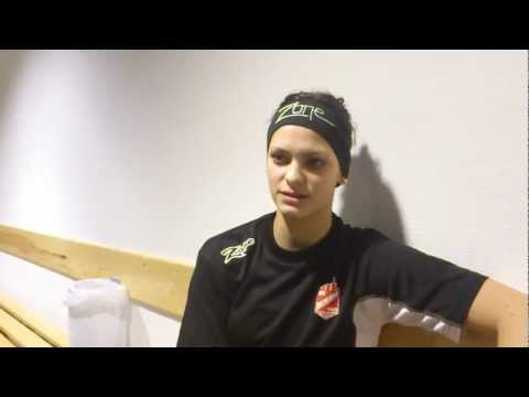 Intervju med Cissi inför IBK Köping - IBK Lockerud Mariestad