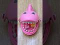PINK SHARK EATS FRUIT TELLA STRAWBERRY LEMON FLAVOR ASMR Asmr Viral Fruittella