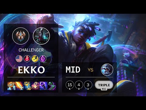Ekko Mid vs Talon - NA Challenger Patch 11.6