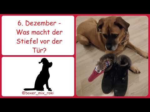 Rokis Adventskalender: 6. Dezember - Was macht der Stiefel vor der Tür?