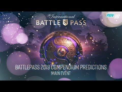 TI9 Main Event Battlepass Predictions Dota 2