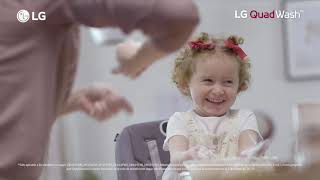 LG Lavavajillas LG Quadwash, limpieza y cuidado total anuncio