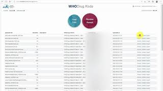Introduction to WHODrug Koda web application