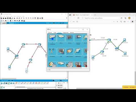 Cisco Packet tracer (week6) | CN lab | Design network topology