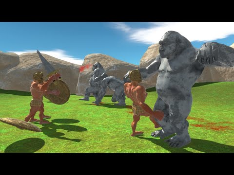 Goro The Giant vs Achilles| Animal Revolt Battle Simulator