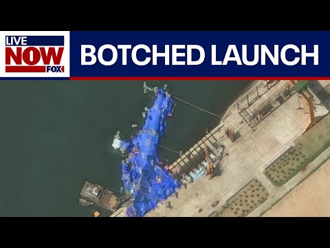 Video | Botched launch: North Korea warship finally returned upright