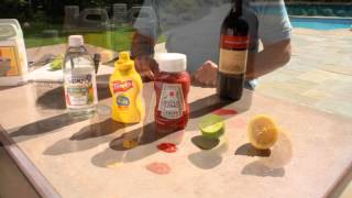 Concrete Countertop Seal and Polish Stain TEST