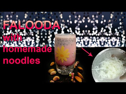 Falooda Recipe |Homemade Falooda Sev  | Homemade by Jigisha