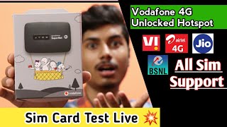 Vodafone Mobile Wifi Hotspot | All sim support hotspot | Sim Card Test Live | Part-2