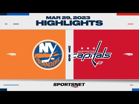 NHL Highlights | Islanders vs. Capitals - March 29, 2023