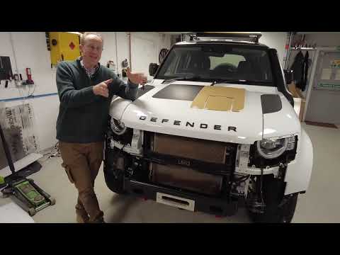 Land Rover Defender L663 Winch Install part 3 - Unboxing & Fitting the WARN Zeon unit
