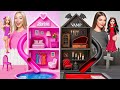 We Build Amazing Doll House Barbie VS Vampire Challenge By Multi DO Girls