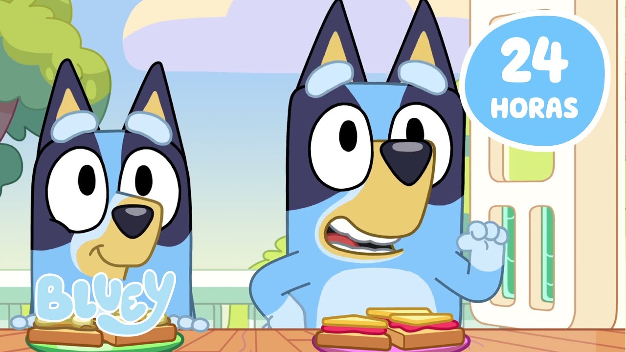 🔴AO VIVO: Bluey Episódios Completos em HD 💙 ✨ | 24 HORAS | Melhores Episódios de Bluey | Bluey