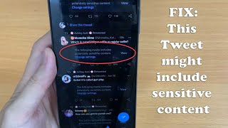How to Turn On/Off Sensitive Content on Twitter