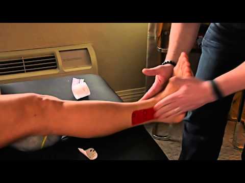 TheraBand Kinesiology Tape for Lateral Ankle Sprain