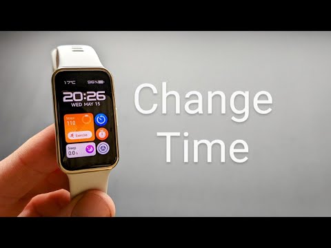 How to Change Time on Huawei Band 9