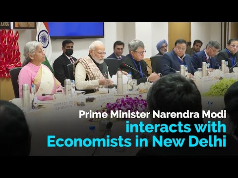 Prime Minister Narendra Modi interacts with Economists in New Delhi
