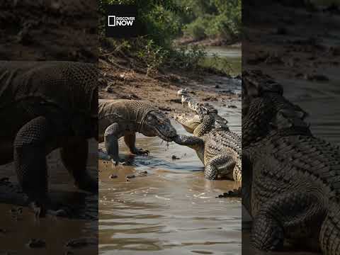🐊 Komodo Ejderi Yanlış Mahallede Racon Kesti! 😂 | Timsah vs Komodo