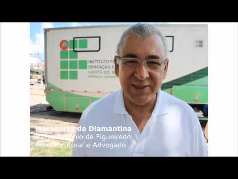 Moradores de Diamantina falam sobre a instalação do 10º Câmpus do IFNMG