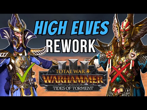 High Elves Rework REVEALED, New Mechanics to Tyrion and Teclis | Total War Warhammer 3