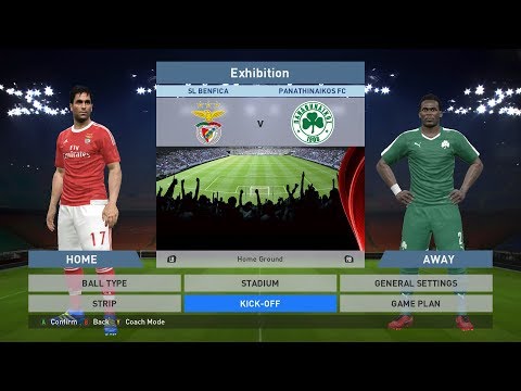 SL Benfica vs Panathinaikos FC, Estádio da Luz, PES 2016, PRO EVOLUTION SOCCER 2016, Konami