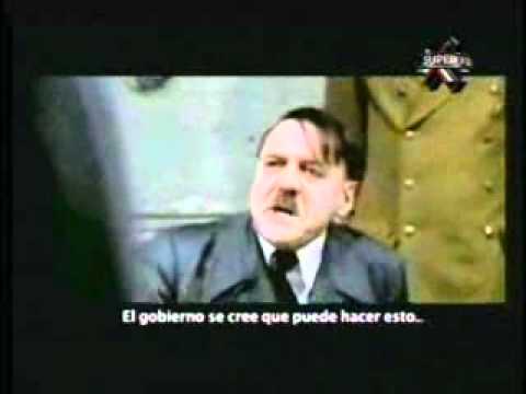 SuperXclusivo - Reacción Adolf Hitler a despidos de Fortuño 10/2/09