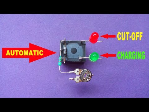 How To Make Auto Charging Controller For 3.7V And 4V Battery..Automatic Battery Charger..[Hindi]