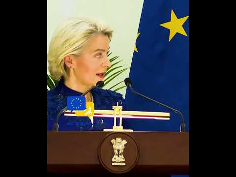 Video Thumbnail: Ursula von der Leyen: EU & India Launch a Historic Security and Defence Partnership!