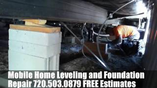 Mobile Home Leveling Using Water Level