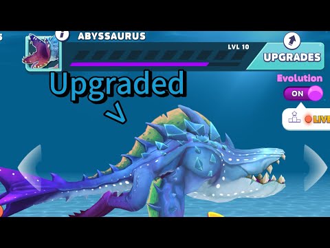 Hungry shark evolution Abyssaurus (EVOLVED ABYSSHARK)