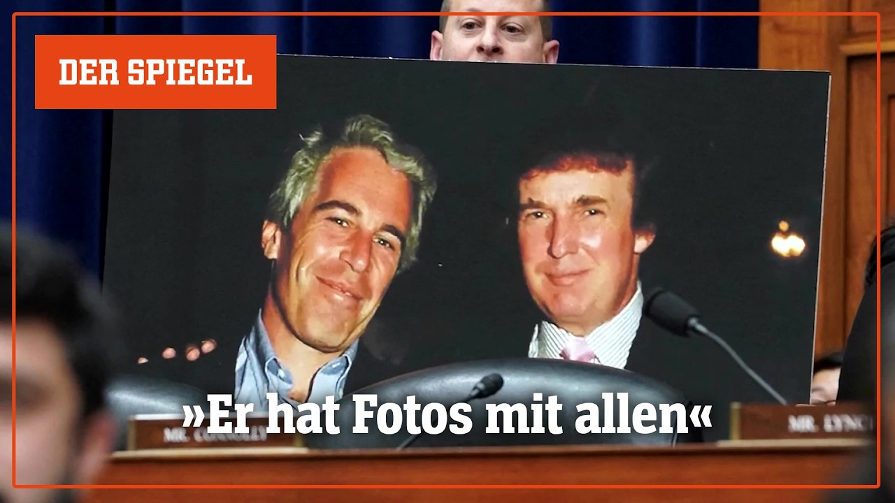 So reagiert Donald Trump auf neue Fotos in der Epstein-Affäre | DER SPIEGEL