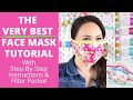 DIY Best Fabric Face Mask Step-by-Step Tutorial for Beginners | Sweet Red Poppy DIY Best Fabric Face Mask Step-by-Step Tutorial for Beginners | Sweet Red Poppy