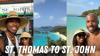 GOING FROM ST.THOMAS TO ST.JOHN ON OUR OWN...Worth It? | Harmony of the Seas Vlog