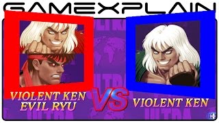 Violent Ken Vs. Evil Ryu in Ultra Street Fighter II: The Final Challengers  (Switch Gameplay)