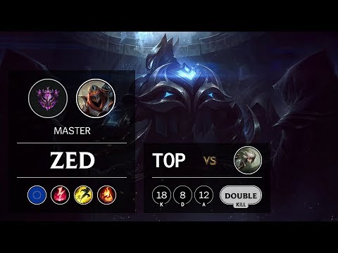 Zed Top vs Camille - EUW Master Patch 9.14