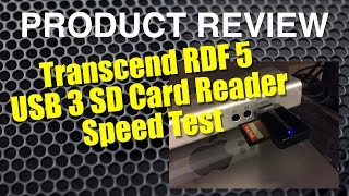 Video thumbnail for Transcend RDF5 USB 3.0 Card Reader Speed Test by HomeTracks