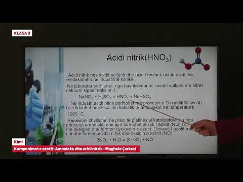 e Mesimi - Klasa 8 - 8231 Kimi - Komponimet e azotit - Amoniaku dhe acidi nitrik