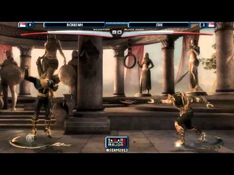 SEAM2013 Injustice RChusan (Joker/Batman/Scorpion) vs SBK (Black Adam) WInners Final
